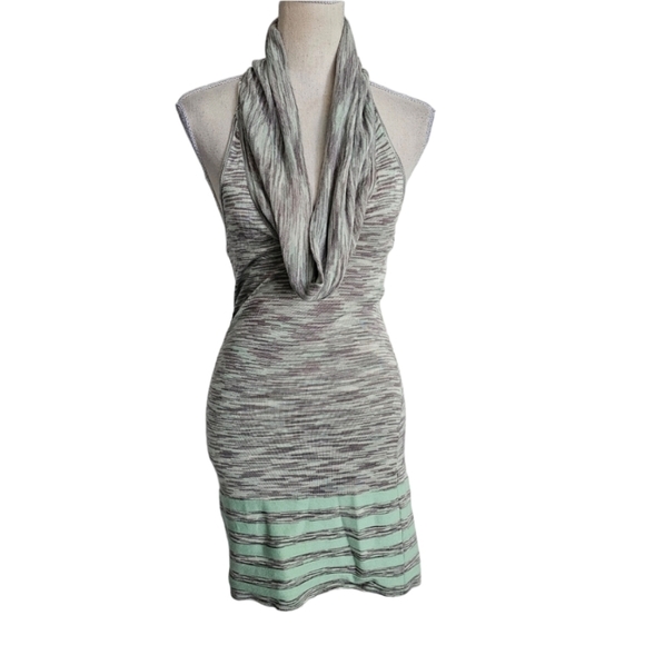 Marciano Cowl Neck Racerback Knit Dress - Picture 5 of 8